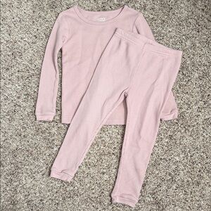 CARTERS TODDLER WAFFLE KIT TWO PIECE PAJAMA SET